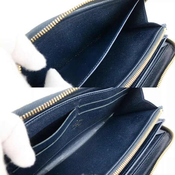 LOUIS VUITTON LV Zippy Wallet Monogram Ideal Canvas Leather Gray - Picture 11 of 16